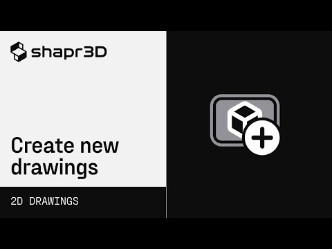 Shapr3D Manual - Create new drawings