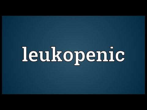 Leukopenic Meaning @adictionary3492