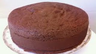 BIZCOCHO DE CHOCOLATE BASICO PARA TORTAS- Silvana Cocina - YouTube