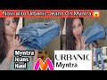 Myntra Wide Leg Jeans Haul 2023😍 || URBANIC Such Expensive Jeans Are Now Also Available On Myntra 😮