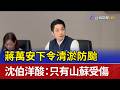 蔣萬安下令清淤防颱 沈伯洋酸：只有山蘇受傷