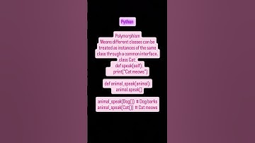 "Python Polymorphism 🐍 | Same Interface, Different Implementations"