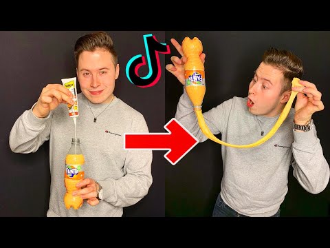 FANTA mit UHU mischen?! Ich teste VIRALE TikTok Lifehacks! ZUM NACHMACHEN?