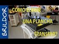 Todo sobre planchas transfer