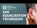 Ear equalization techniques  valsalva maneuver  singhealth healthy livings