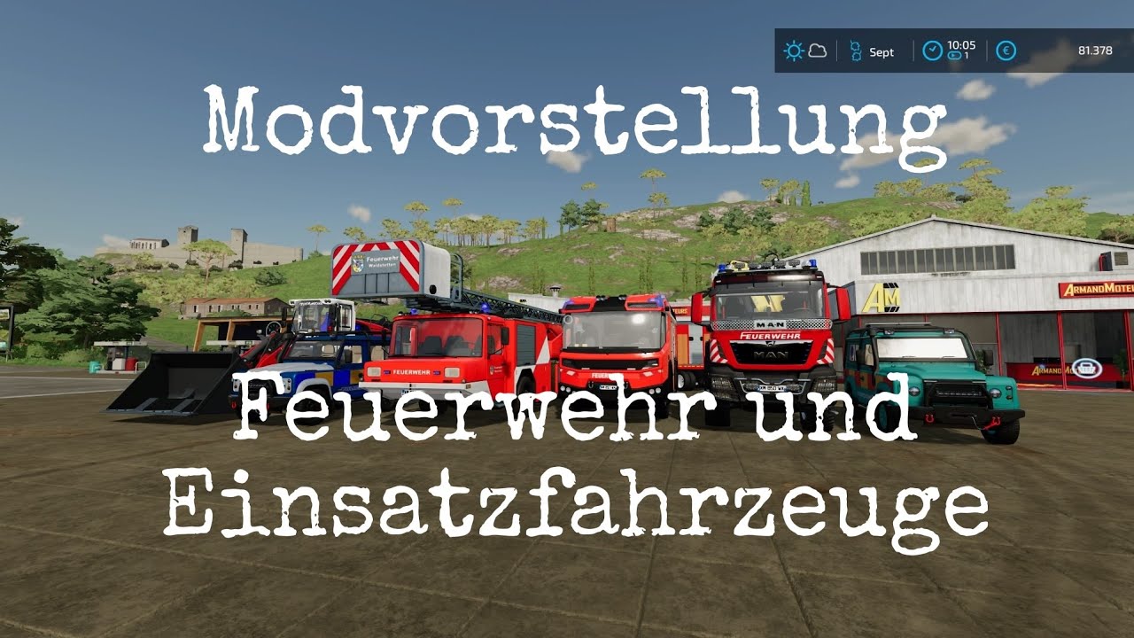 LS22 Mods (Ps4) Feuerwehr und Einsatzfahrzeuge Modvorstellung (Ps4