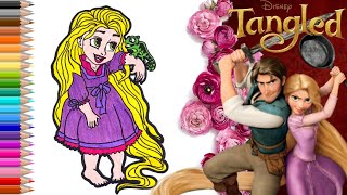 How to draw the little Rapunzel from Tangled // Как нарисовать маленькую Рапунцель