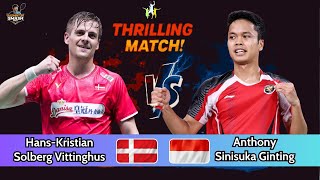 Men's Singles | Hans-Kristian Vittinghus (DEN) vs. Anthony Ginting (INA) | Badminton 2025 Highlight