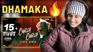 Chilla Chilla - Thunivu Lyric Song Tamil Reaction Ajith Kumar Anirudh Ashmita Reacts
