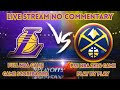 o -Nuggets vs Lakers ( irl game, nba 2k24, scoreboard, etc. Live - o