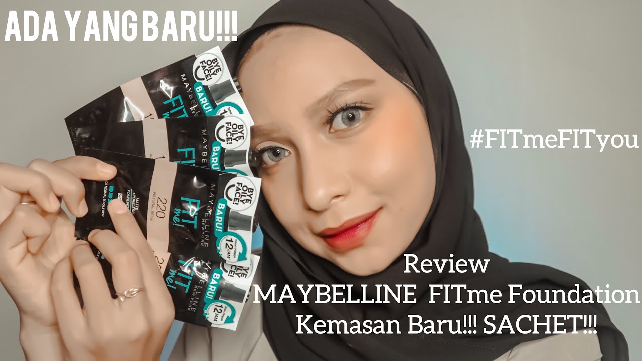 Maybelline fit me foundation sachet