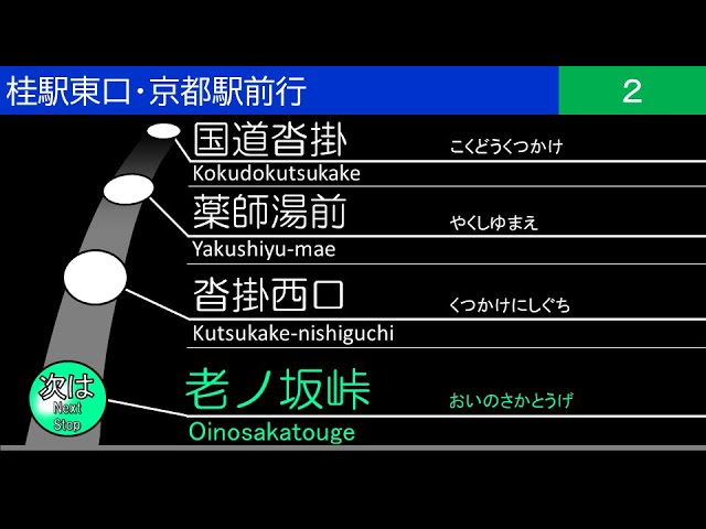 京阪京都交通系統の全区間車内放送＆運賃表再現 京都駅前