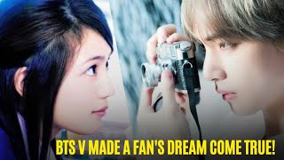 BTS’s V Made An ARMY’s Dream Come True \& Show-off his hidden talent