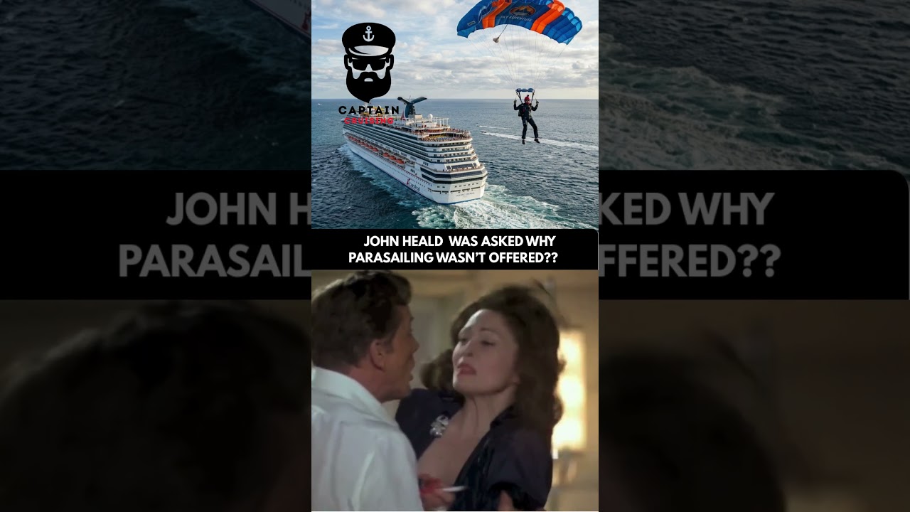 Would you want to parasail off the back of cruise ship? #royalcaribbean #carnivalcruise #msccruises