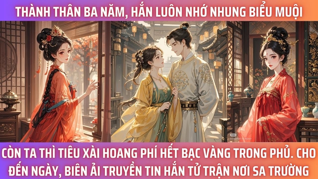 THÀNH THÂN BA NĂM, HẮN LUÔN NHỚ NHUNG BIỂU MUỘI. CÒN TA THÌ TIÊU XÀI HOANG PHÍ HẾT BẠC VÀNG TRONG