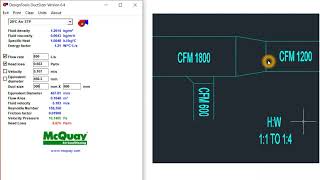 How to use McQuay Duct Sizer Tutorial in Hindi || Duct Sizing || HVAC || PLUMBING || MEP ASHRAE screenshot 3