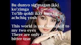 Nasiba Abdullayeva Baxt o'zi nimadir What is happiness itself Uzbek lyrics By Nafisa Aslonova