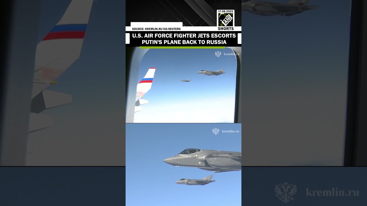 US Air Force Fighter Jets Escorts Putin S Presidential Jet Back To Russia From Alaska After Summit