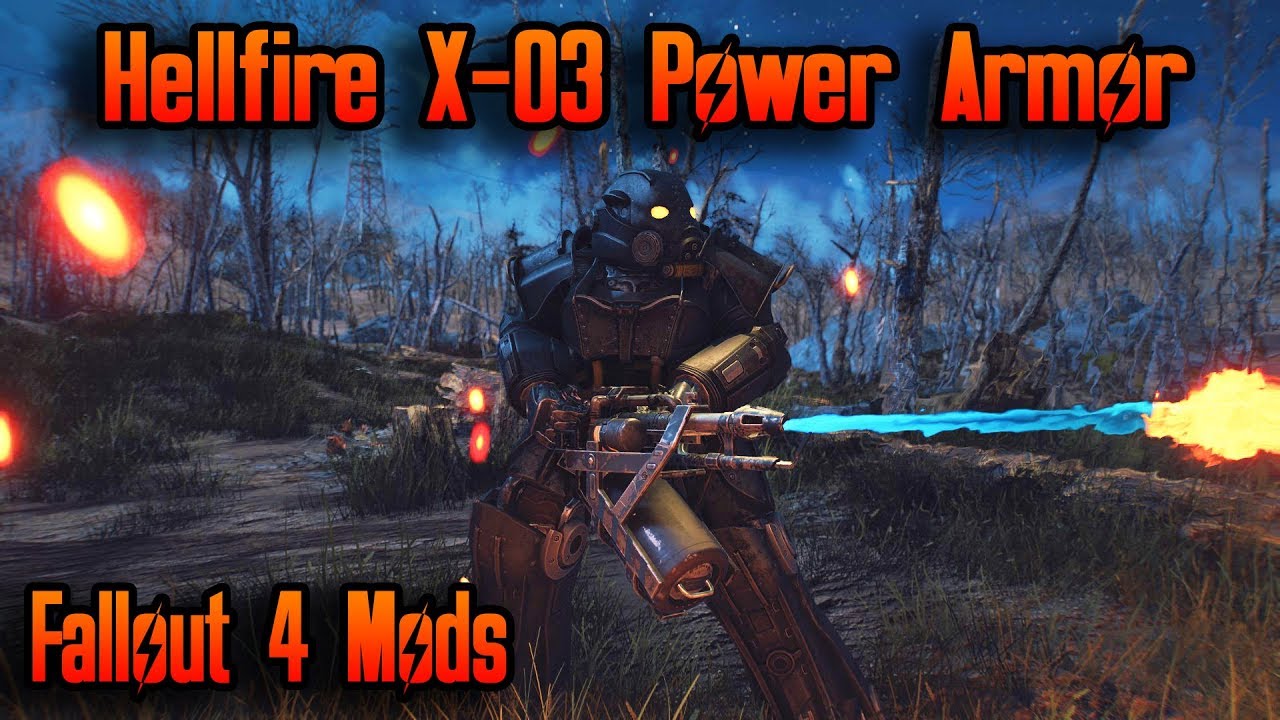 Fallout 4 Mods Hellfire X 03 Power Armor Power Armor