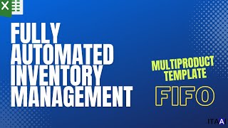 Excel Inventory Template with FIFO method of Inventory Valuation & Automated Calculations #excel