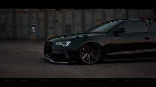 Bagged Audi A5  CarPorn on Rohana RC7  RS5 TDI ALLBLACK.