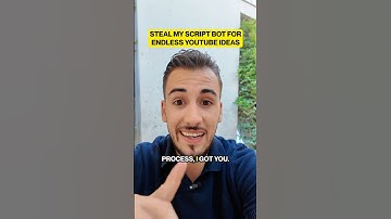 Steal My Script Bot for Endless YouTube Ideas