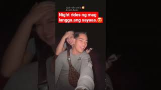 ANG SAYA NG NIGHT RIDES NG MAGLANGGA.@RoelofMalalag@langga.reychelle#viral #trending #shorts
