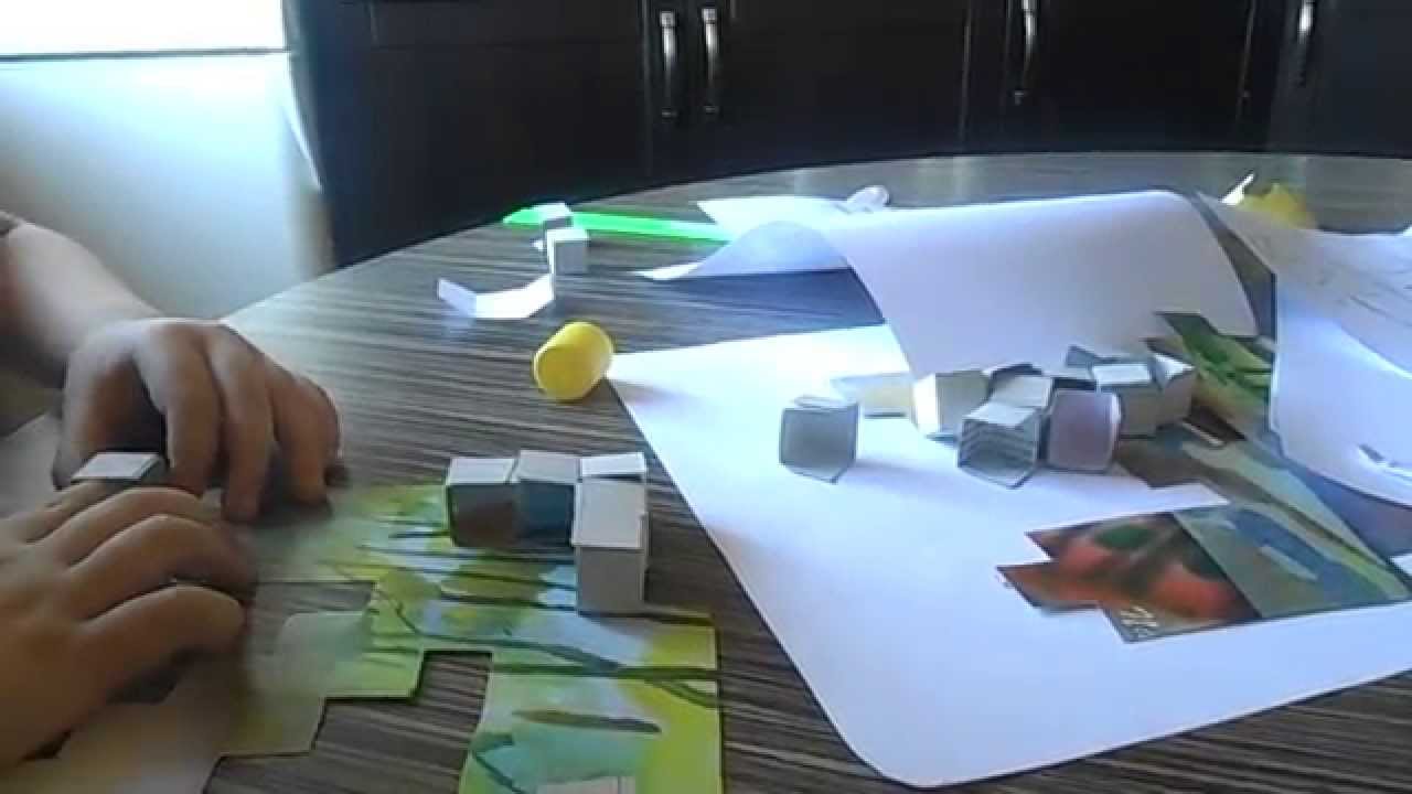 Как сделать кирку из бумаги фото 88