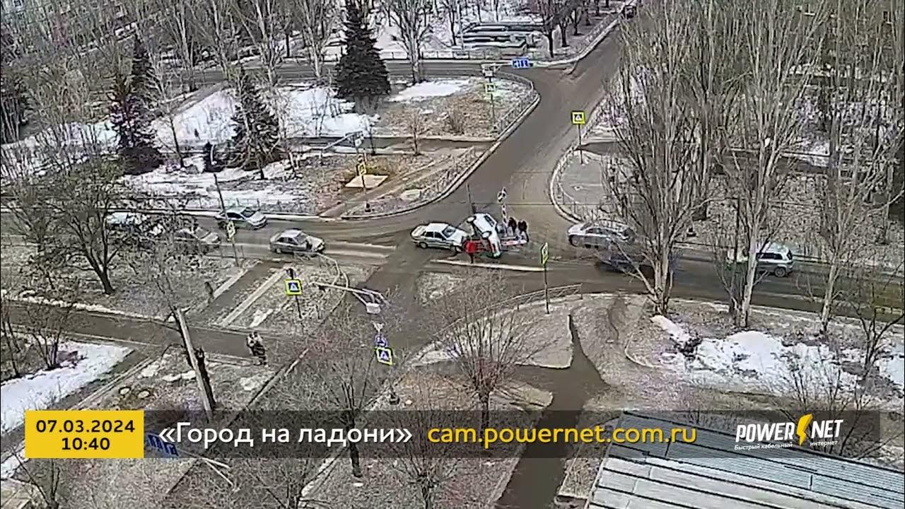 ДТП (авария г. Волжский) ул. Пионерская - пр. Дружбы 07-03-2024 10-40 ...