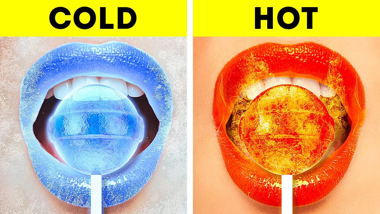 Cold VS Hot! Cool crafts and Challenges for you and your friends