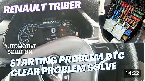  triber starting problem error clear  solve dtc 035113 035213 035313cylinder ignition coil circuit