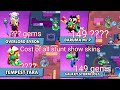 All Stunt Show/ Season 12 Skins prices | Overload Byron | Tempest Tara | Daruma Mr. P | Brawl Stars