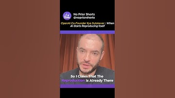 OpenAI Co-Founder Ilya Sutskever When AI Starts Reproducing Itself  #shorts #viral #openai