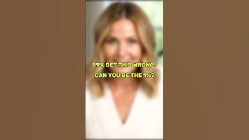 99% get this wrong. Can you be the 1%?