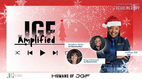 Humans of JGF: Amy Underwood & Siwaphiwe Sibeko