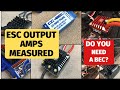 Do you really need a BEC or better ESC for your servo? Volts and amp outputs measured