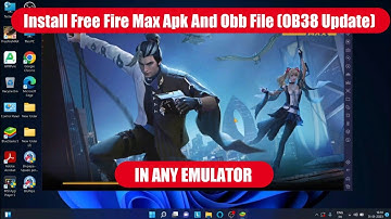 How To install Free Fire Max Apk And Obb File In Any Emulator ||