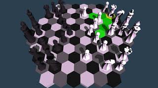 3D Hexagonal Chess Game | Early Concept