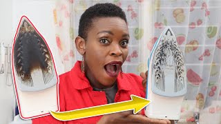 How To REMOVE BURN MARKS From Your IRON BOX - I Tested 8 METHODS From The Internet!