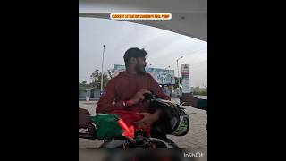 ttf Vasan in petrol pump  petrol overflow in hybousa bike #shorts#whatsappstatus#trolling #ttfvasan