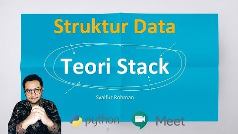 Struktur Data - Teori Dasar Stack dalam list atau array