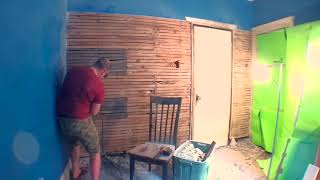 How to Tear Down a PLASTER Wall (leaving one side intact)