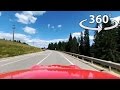 360° Video - Ferrari California - Mountain Road Drive