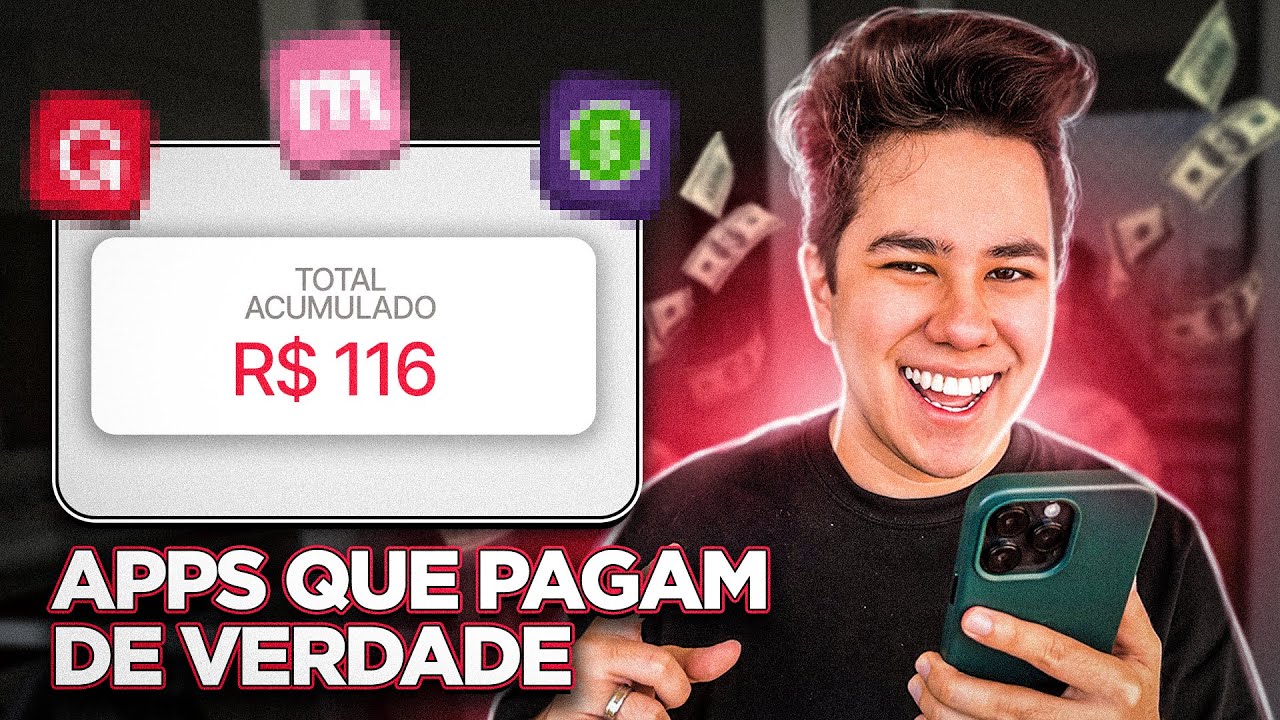 3 APLICATIVOS PARA GANHAR DINHEIRO PELO CELULAR!