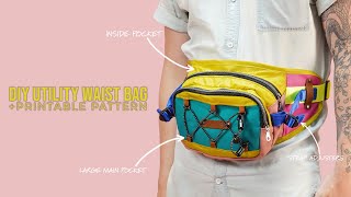 DIY Utility Waist Bag + SEWING PATTERN (EASY Step-By-Step SEWING PROJECT) Sewing Tutorial by ProperFit Clothing Co. 8,377 views 1 year ago 22 minutes