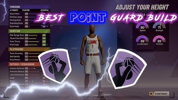 NBA 2K20 Creation of La Scrap(Best point guard build)
