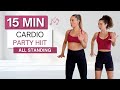 15 min CARDIO PARTY HIIT WORKOUT | No Squats | High Impact + Low Impact Options (Pregnancy Friendly)