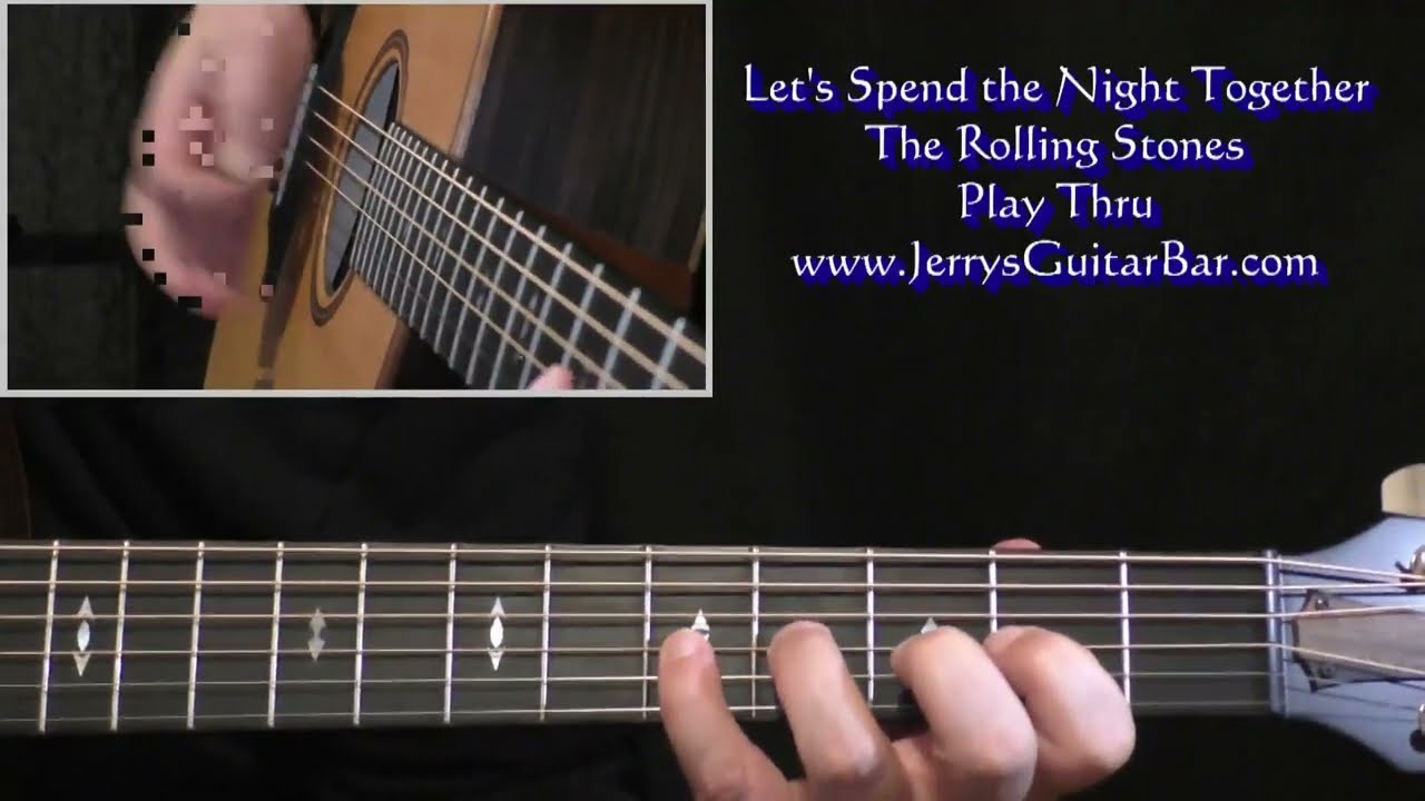 The Rolling Stones Let's Spend The Night Together | Guitar Play