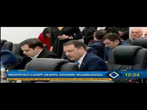 ლადო მგალობლიშვილის გამოსვლა პლენარულ სხდომაზე