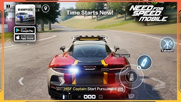 Need for Speed Mobile HOT PURSUIT MODE Gameplay (Android, iOS)